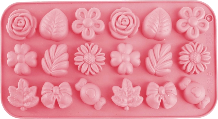 TORO Silicone Ice Mold – Flowers, 18 Cubes