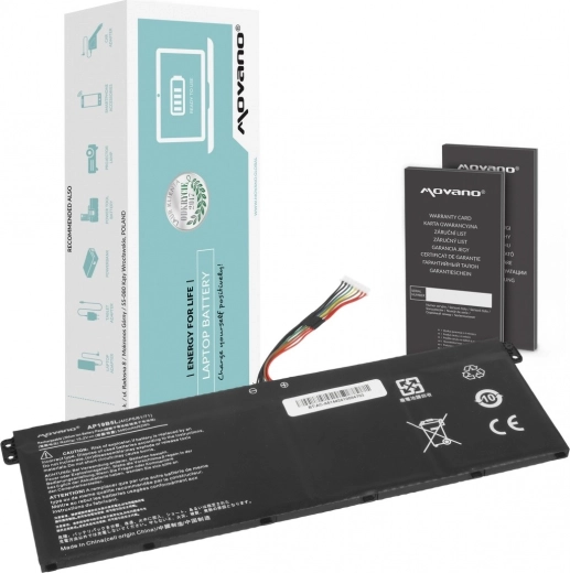 Movano AP19B5L Battery for Acer Aspire 5, Swift 3 and Vero, 52 Wh