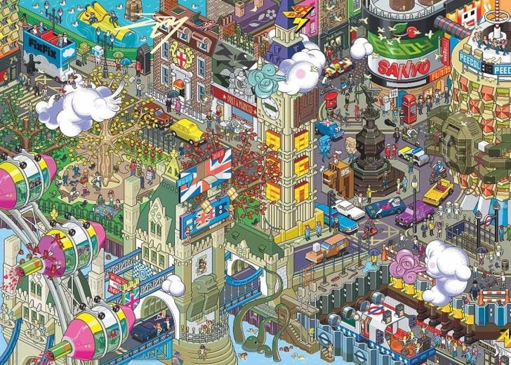 Puzle 1000 gab. Londona – Pixorama