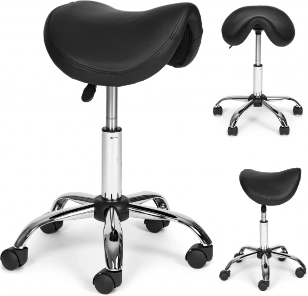 Ergonomisks kosmētikas krēsls ar regulējamu augstumu