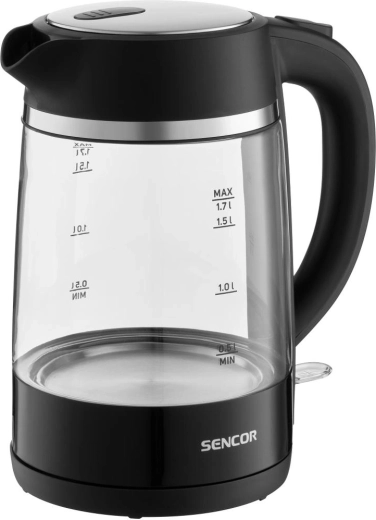 Elektriskā tējkanna Sencor SWK 2711BK Dark Line