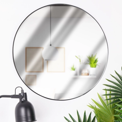 Black loft-style metal frame