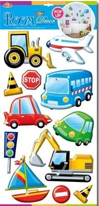 3D Wall Decoration – Vehicles