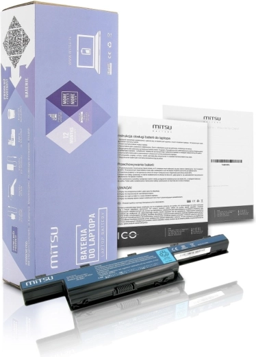 Mitsu Battery for Acer Aspire 4551, 4741 and 5741 4400 mAh