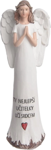 Ceramic angel for a teacher 19 cm