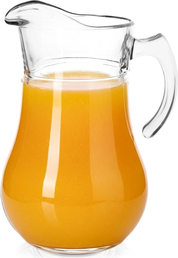 Stikla krūka ar vāku 2,4 l