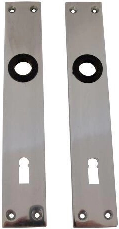 Alumīnija durvju vairogs atslēgai 90 mm (1 pāris)