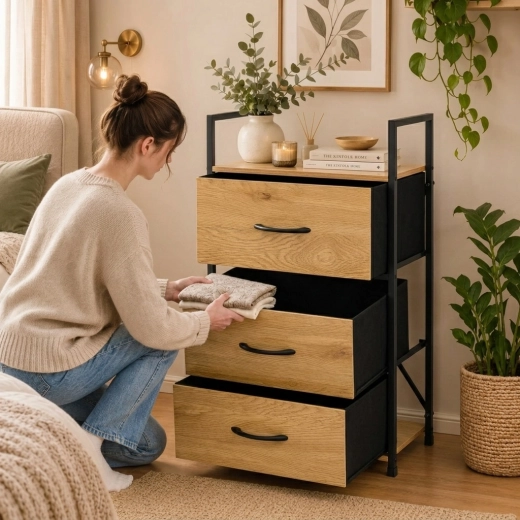 Three spacious drawers