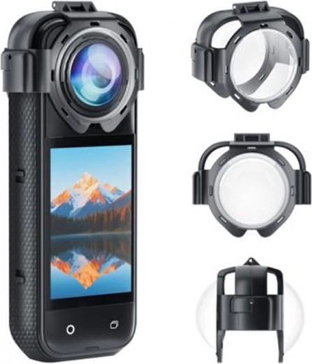 Puluz objektīvu aizsargvāciņi kamerai INSTA360 X5 (uzspraužami)