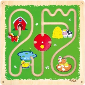 Babu wooden animal maze