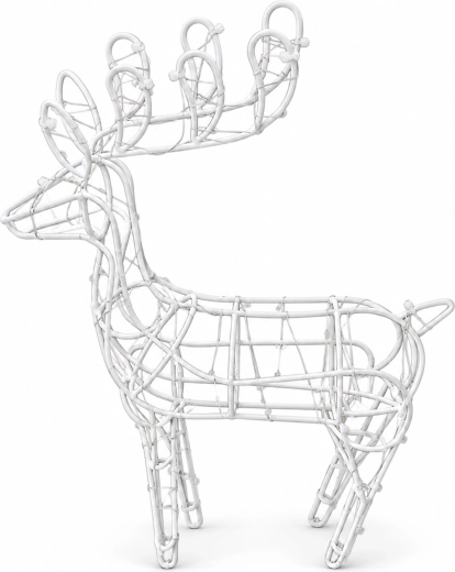 Elegant Christmas reindeer silhouette