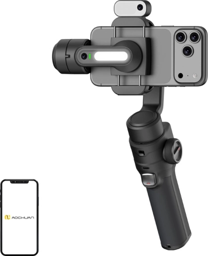 Stabilizators AOCHUAN Smart S3 ar AI sensoru (melns)