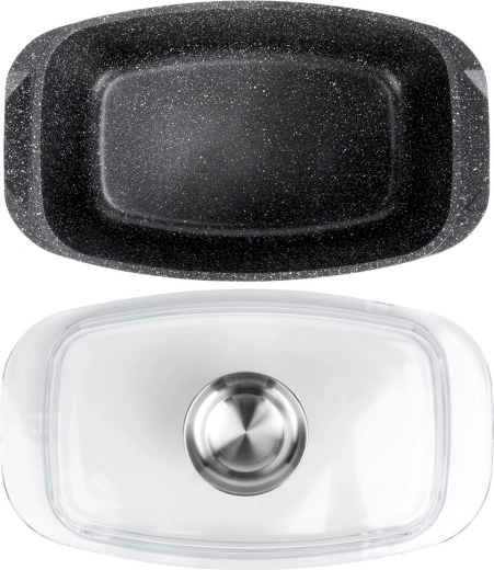 Nelīpošs granīta pārklājums gatavošanai ar minimumu tauku