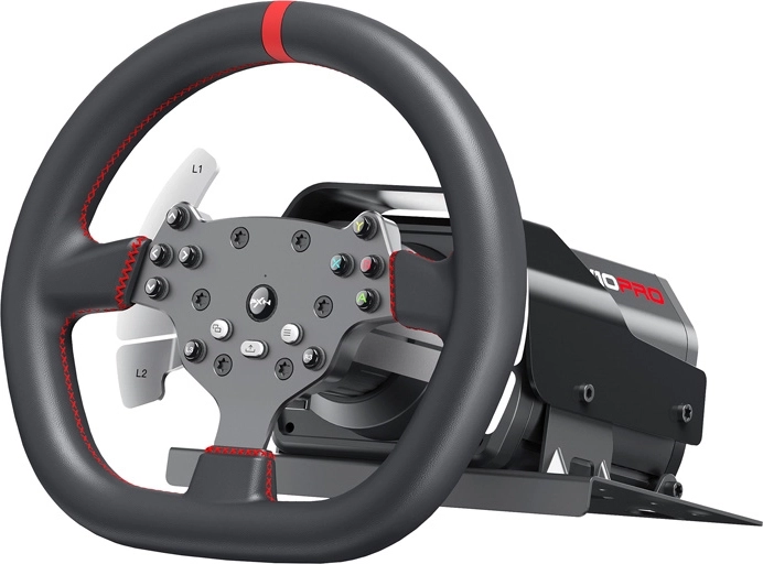 Ergonomiska D formas stūre ar 17 pogām un F1 lāpstiņām