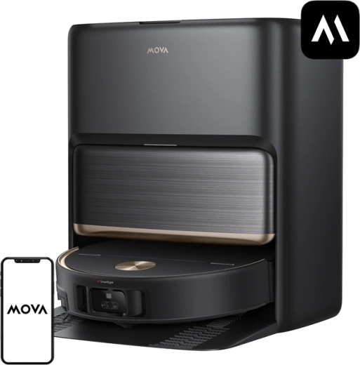 Tīrīšanas robots MOVA V70 Ultra Complete melns