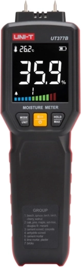 High-moisture alarm and clear display