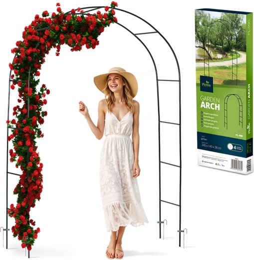 Dārza metāla pergolas arka 240 cm