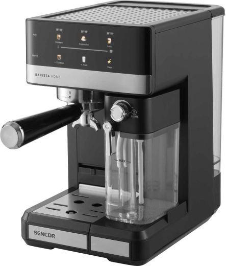 Jaudīgs espresso ar 20 bāru spiedienu