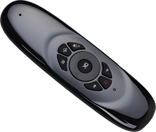 Bezvadu tastatūra 3 vienā Smart TV ierīcēm MT10-Remote (air mouse, 2,4 GHz, RGB apgaismojums) - 1 gab.