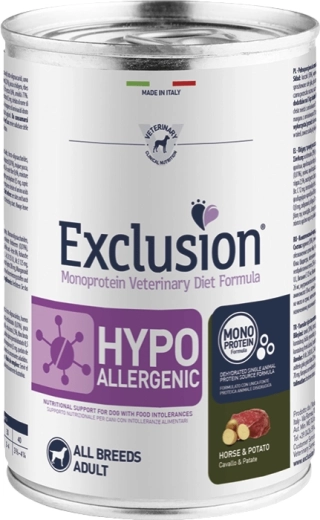 Exclusion Hypoallergenic konservi suņiem zirgs un kartupeļi 200 g