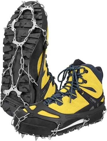 Trizand XL 44–47 Anti-Slip Shoe Covers with Spikes and Carrying Case