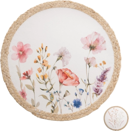 Decorative floral motif for an elegant table look