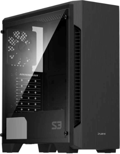 Datora korpuss Zalman S3 TG ATX Mid Tower ar trim ventilatoriem