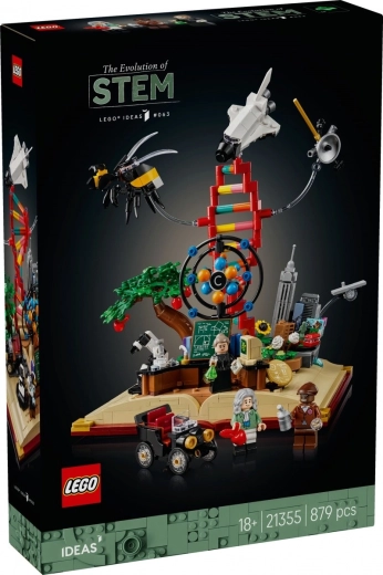 LEGO Ideas 21355 Dabaszinātņu evolūcija – kolekcionējams modelis pieaugušajiem