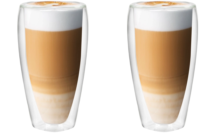 Termiskās dubultsienu glāzes 430 ml – komplekts 2 gab.