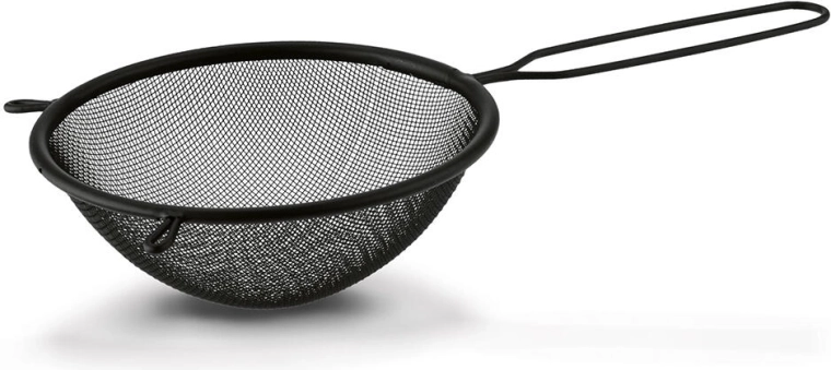 Virtuves siets no melna tērauda 16 cm