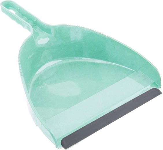 Rubber edge for cleaner scooping