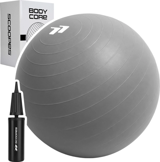 BodyCore Gymnastics Ball 75 cm Grey