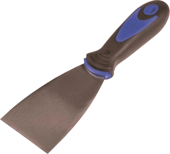 Stainless Steel Spatula 80 mm with Rubber Handle