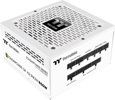 Thermaltake Toughpower GF A3 850 W Gold, modular ATX 3.0/PCIe 5.0, Snow