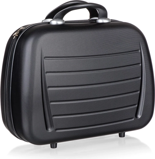 Travel cosmetic hard case from ABS, 15 L, black