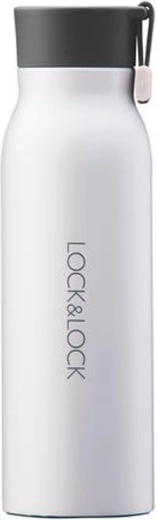 Nerūsējošā tērauda termopudele LOCK & LOCK 500 ml, balta