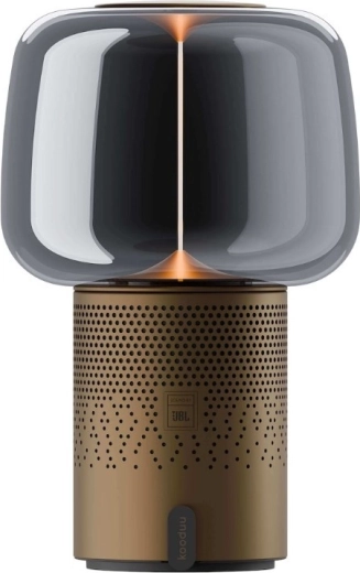Kooduu Serena Play pārnēsājama LED lampa ar Bluetooth skaļruni, brūna