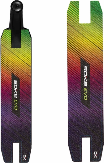 Soke griptape brīvā stila skrejritenim Rainbow 47 × 10 cm - 1 gab.