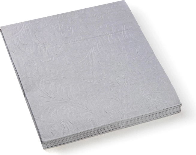 Delicate embossing for elegant table settings