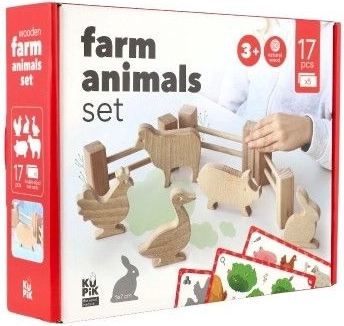 Radoša ferma no 17 koka detaļām