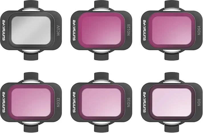 Sunnylife MCUV and ND8/16/32/64/128 Filter Set for DJI Avata 2