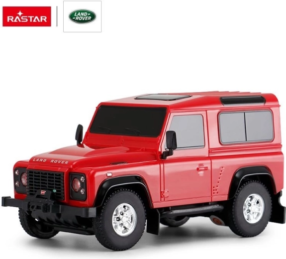 Rastar Land Rover Defender RC auto 1:24 sarkans – 1 gab.
