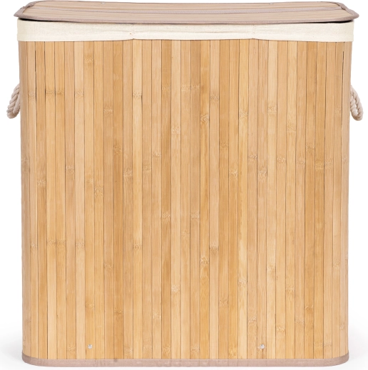 Natural bamboo look and sturdy construction