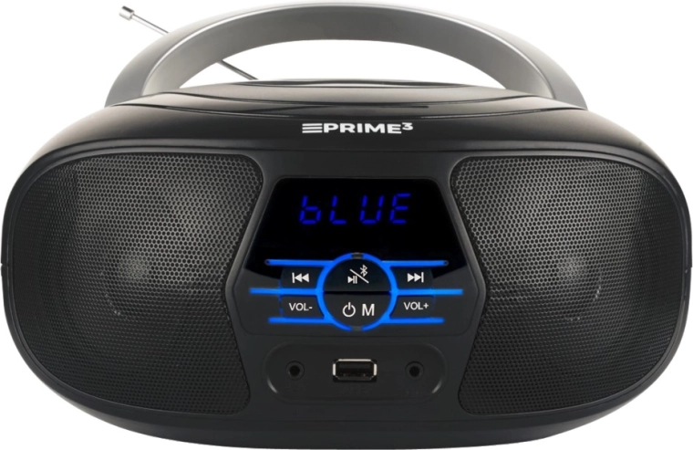 PRIME3 nano portable boombox with Bluetooth, USB and FM radio
