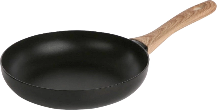 Comfortable wood-effect handle