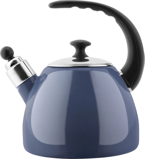 Balbina konusveida emaljēta tējkanna, 2,5 l, zila