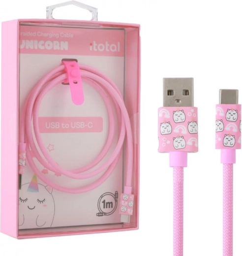 USB-C kabelis ar vienradzi