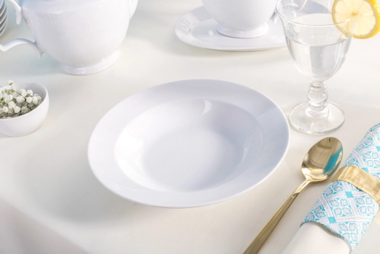 Deep shape for soups and pasta