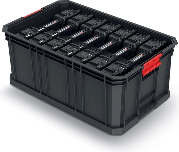 Modular transport box with 7 organizers MODULAR SOLUTION 520 × 329 × 210 mm