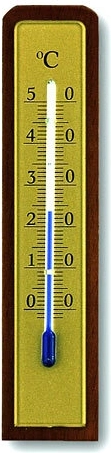 Indoor Thermometer in Walnut Wood TFA